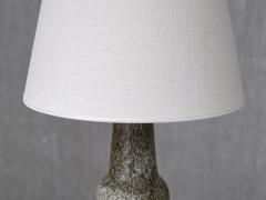 Sven Wejsfelt Sven Wejsfelt Earth toned Glazed Ceramic Table Lamp Gustavsberg Sweden 1960s - 4495364