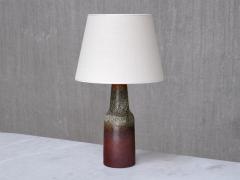 Sven Wejsfelt Sven Wejsfelt Earth toned Glazed Ceramic Table Lamp Gustavsberg Sweden 1960s - 4495368