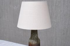 Sven Wejsfelt Sven Wejsfelt Earth toned Glazed Ceramic Table Lamp Gustavsberg Sweden 1960s - 4495369