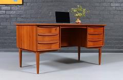 Svend A Madsen Teak Desk w Bookcase for Falster - 4623953