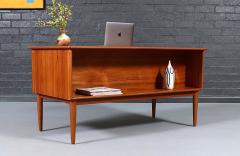 Svend A Madsen Teak Desk w Bookcase for Falster - 4623955