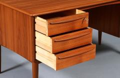 Svend A Madsen Teak Desk w Bookcase for Falster - 4623967