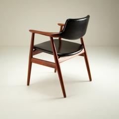 Svend Aage Eriksen Svend ge Eriksen GM11 Solid Teak and Skai Armchair - 3492182