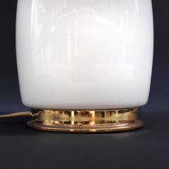 Svend Aage Holm S rensen 1960s White Opaline Glass Lamp - 634574