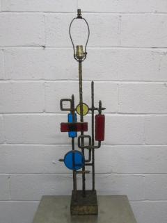 Svend Aage Holm S rensen Glass and Steel Lamp by Svend Aage Holm Sorensen - 2078422