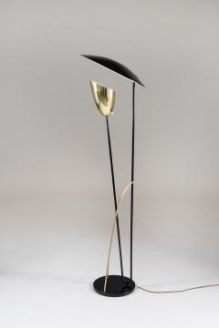 Svend Aage Holm S rensen Scandinavian Floor Lamp in Metal and Brass by Holm Sorensen - 900742