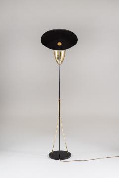 Svend Aage Holm S rensen Scandinavian Floor Lamp in Metal and Brass by Holm Sorensen - 900743