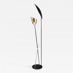 Svend Aage Holm S rensen Scandinavian Floor Lamp in Metal and Brass by Holm Sorensen - 902751