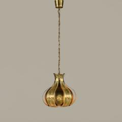 Svend Aage Holm S rensen Sorensen Danish 1960s brass Palm ceiling pendant by Svend Aage Holm S rensen - 4523238