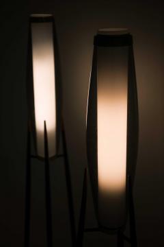 Svend Aage Holm S rensen Sorensen Pair of Floor Lamps in Brass and Glass by Svend Aage Holm S rensen 1950s - 4642807