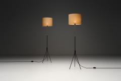 Svend Aage Holm S rensen Sorensen Pair of Tripod Floor Lamps by Svend Aage Holm S rensen Attr Denmark ca 1960s - 4410495