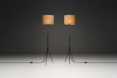 Svend Aage Holm S rensen Sorensen Pair of Tripod Floor Lamps by Svend Aage Holm S rensen Attr Denmark ca 1960s - 4410496