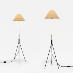 Svend Aage Holm S rensen Sorensen Pair of Tripod Floor Lamps by Svend Aage Holm S rensen Attr Denmark ca 1960s - 4702400
