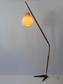 Svend Aage Holm Sorensen Exceptional Fishing Pole Floor Lamp by Svend Aage Holm S rensen Denmark 1950s - 2681736