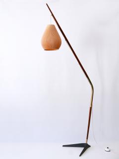 Svend Aage Holm Sorensen Exceptional Fishing Pole Floor Lamp by Svend Aage Holm S rensen Denmark 1950s - 2681738