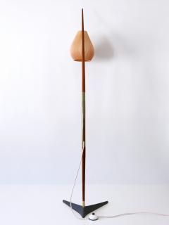 Svend Aage Holm Sorensen Exceptional Fishing Pole Floor Lamp by Svend Aage Holm S rensen Denmark 1950s - 2681740