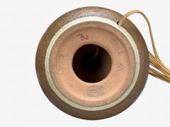 Svend Aage Jensen S holm Beige Ceramic Table Lamp Denmark 1970s - 4386229