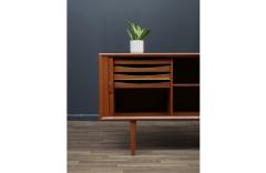 Svend Aage Larsen Danish Modern Tambour Door Teak Credenza by Svend A Larsen - 3529484