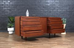 Svend Aage Larsen Svend A Larsen Walnut Dresser for Falster M belfabrik - 3935952