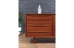 Svend Aage Larsen Svend A Larsen Walnut Dresser for Falster M belfabrik - 3935959