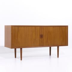Svend Aage Larsen Svend Aage Larsen Mid Century Danish Teak Tambour Door Credenza - 4113706