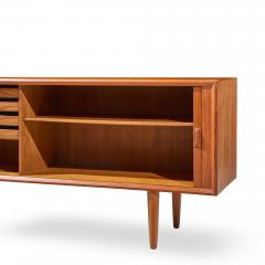 Svend Aage Larsen Svend Aage Larsen Mid Century Danish Teak Tambour Door Credenza - 4534714