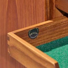 Svend Aage Larsen Svend Aage Larsen Mid Century Danish Teak Tambour Door Credenza - 4534717