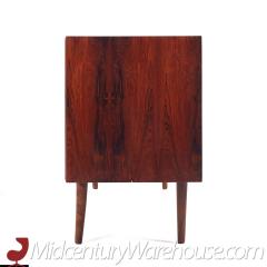 Svend Aage Larsen Svend Aage Larsen for Faarup Mobelfabrik Danish Rosewood Tambour Door Credenza - 3685391