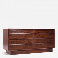 Svend Aage Larsen Svend Larsen for Falster Mid Century Danish Rosewood 8 Drawer Dresser - 4287943