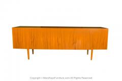 Svend Aage Larsen Tambour Door Credenza Sideboard Svend A Larsen Danish Modern Teak - 2954631