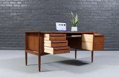Svend Aage Madsen Svend A Madsen Executive Walnut Desk w Bookcase for H P Hansen - 4753037