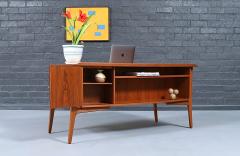 Svend Aage Madsen Svend A Madsen Floating Teak Desk w Bookcase for H P Hansen - 4576906