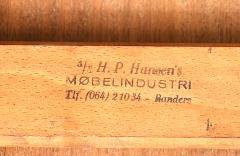 Svend Aage Madsen Svend A Madsen Floating Teak Desk w Bookcase for H P Hansen - 4576913
