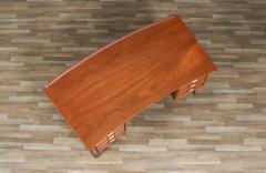 Svend Aage Madsen Svend A Madsen Teak Cane Desk w Bookcase for Sigurd Hansen - 4248430