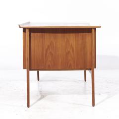 Svend Aage Madsen Svend Madsen Mid Century Danish Teak Curved Desk - 3834714