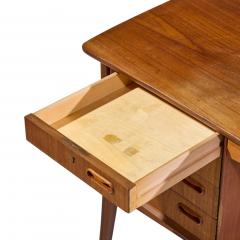 Svend Aage Madsen Svend Madsen Mid Century Danish Teak Curved Desk - 4651581