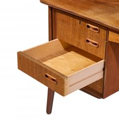 Svend Aage Madsen Svend Madsen Mid Century Danish Teak Curved Desk - 4651582