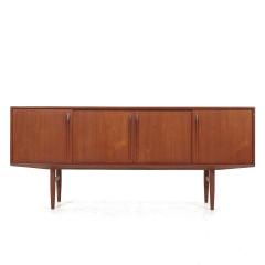 Svend Aage Madsen Svend Madsen Style Mid Century Danish Teak Sliding Door Credenza - 3835557