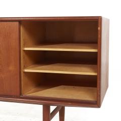 Svend Aage Madsen Svend Madsen Style Mid Century Danish Teak Sliding Door Credenza - 3835560