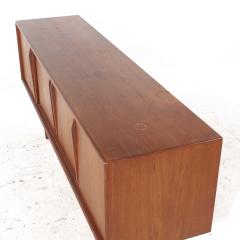 Svend Aage Madsen Svend Madsen Style Mid Century Danish Teak Sliding Door Credenza - 3835563