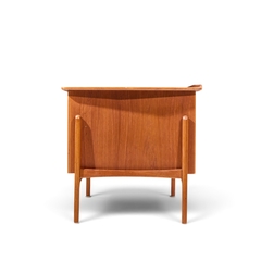 Svend Aage Madsen Svend Madsen for Sigurd Hansen Mid Century Danish Teak Desk - 4794360