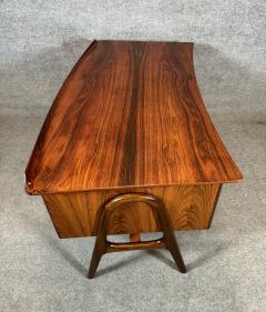 Svend Aage Madsen Vintage Danish Mid Century Modern Rosewood Desk by Svend Madsen - 3429044