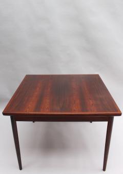 Svend Erik Jensens Mobelfabrik Danish 1960s Square Rosewood Extendable Table by Svend E Jensens Mobelfabrik - 557729