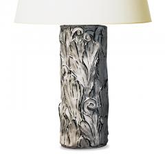 Svend Hammersh i Hammershoj Duo of Table Lamps With Acanthus Leaf Reliefs by Svend Hammershoi for Kahler - 3408080