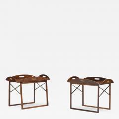 Svend Langkilde Pair of Rosewood Tray Tables by Svend Langkilde - 439031