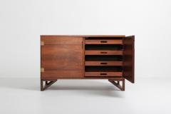 Svend Langkilde Scandinavian Modern Svend Langkilde Cabinet in Rosewood and Brass 1950 - 1104453