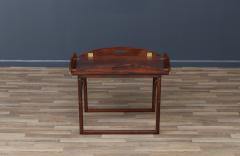 Svend Langkilde Svend Langkilde Rosewood Brass Removable Tray Table - 3642824