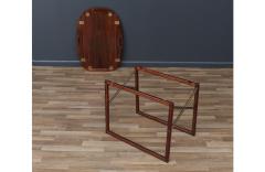 Svend Langkilde Svend Langkilde Rosewood Brass Removable Tray Table - 3642832