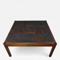 Svend Langkilde Svend Langkilde Slate Mahogany Coffee Table 1970s Denmark - 2332934