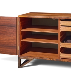 Svend Langkilde Svend Langkilde for Langkilde M bler Mid Century Rosewood and Teak Cabinet - 4790461